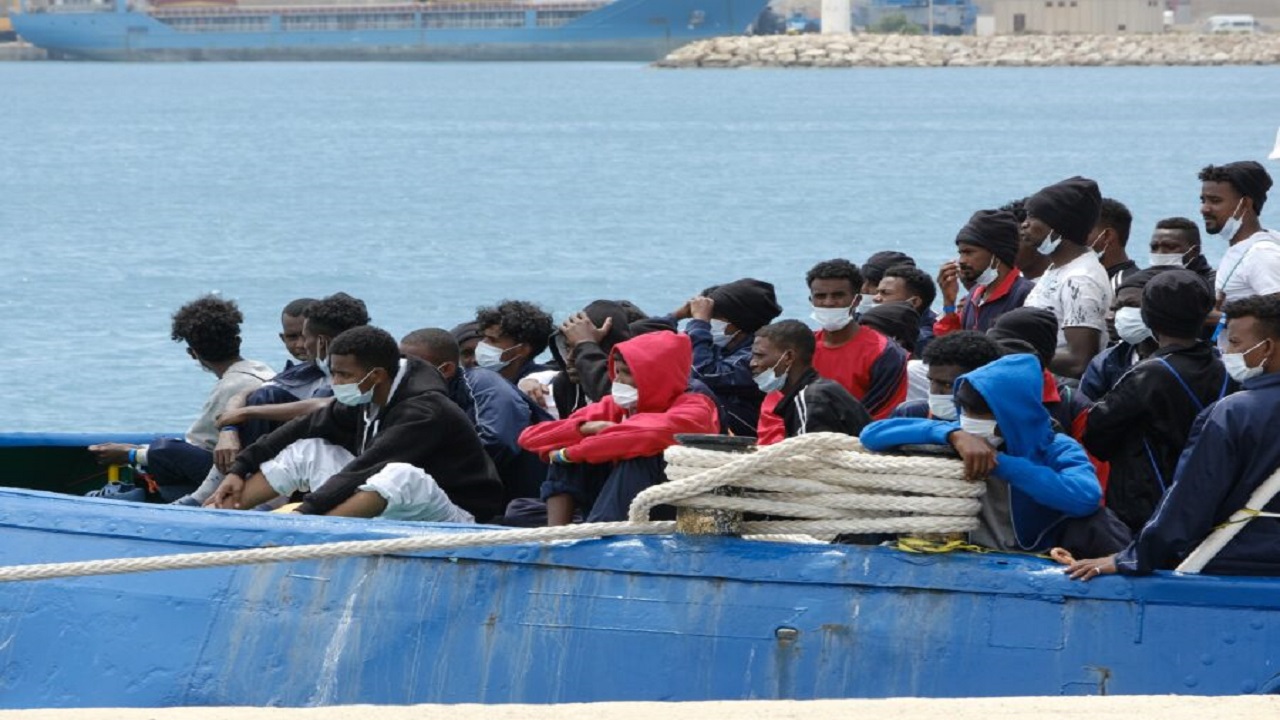 Sbarcati a Lampedusa due barchini con 87 migranti
