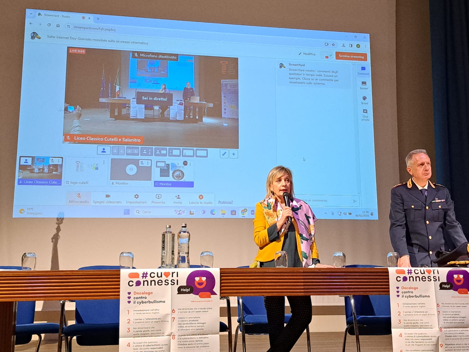 Safer Internet Day, il “Cutelli e Salanitro” incontra il Dirigente della Polizia Postale di Catania – IL VIDEO