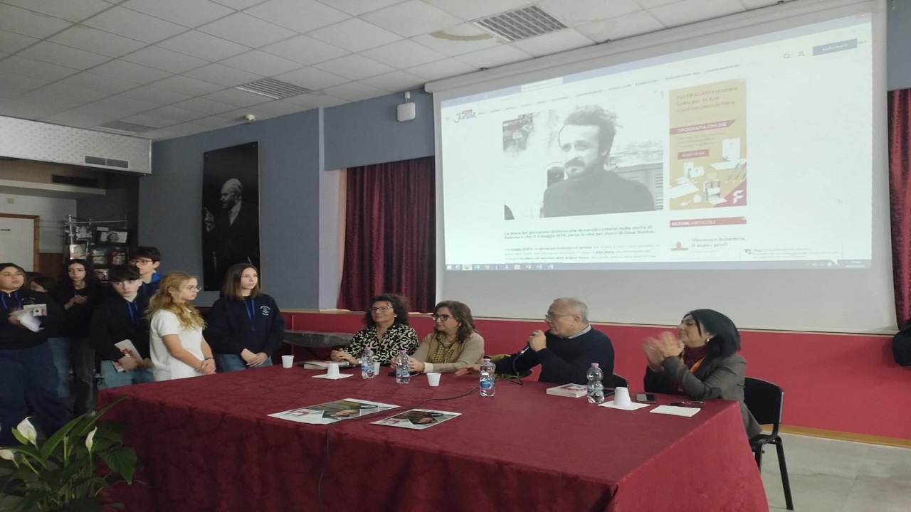 Giovanni Impastato incontra gli studenti dell’Istituto Comprensivo “C.B. Cavour”