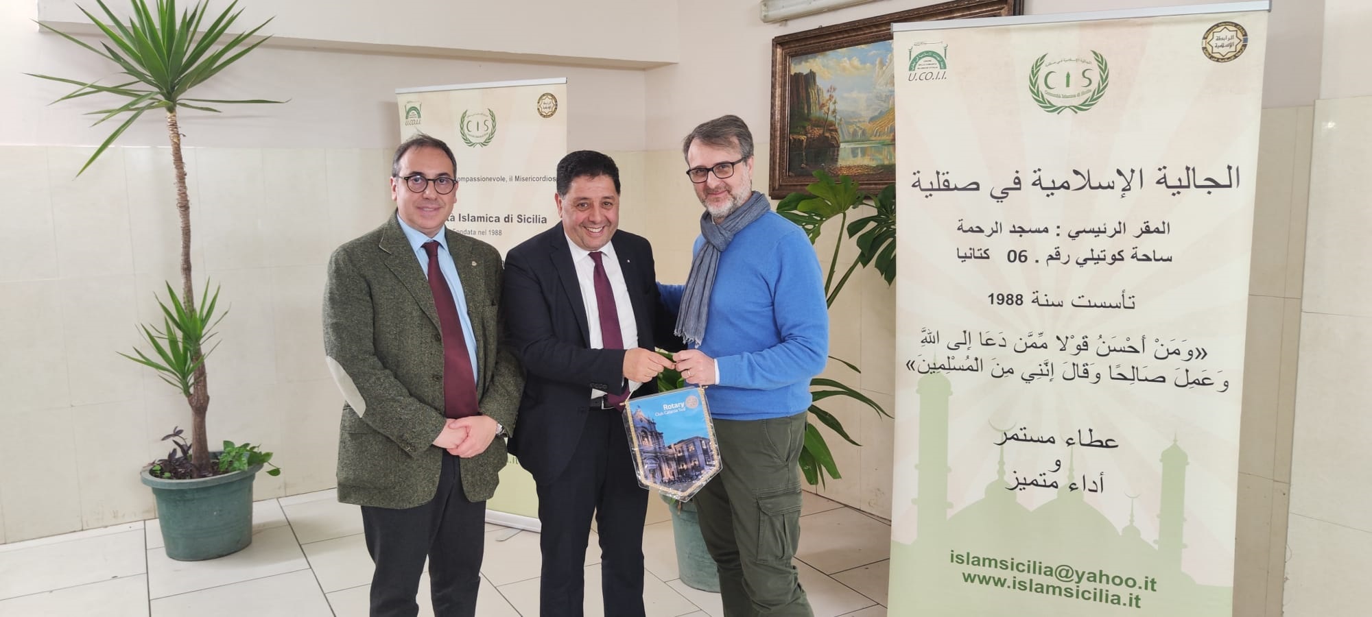 Islamofobia al centro dell’incontro organizzato da Rotary Club Catania Sud presso la Moschea di Catania