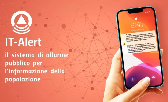 IT-alert, operativo per 4 tipologie di rischio – DETTAGLI