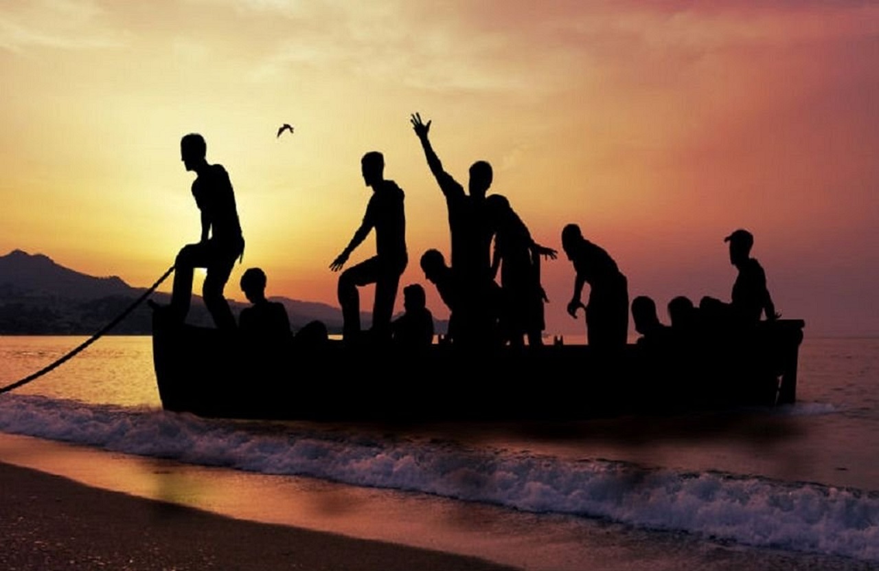 Sbarco di migranti al porto di Siracusa