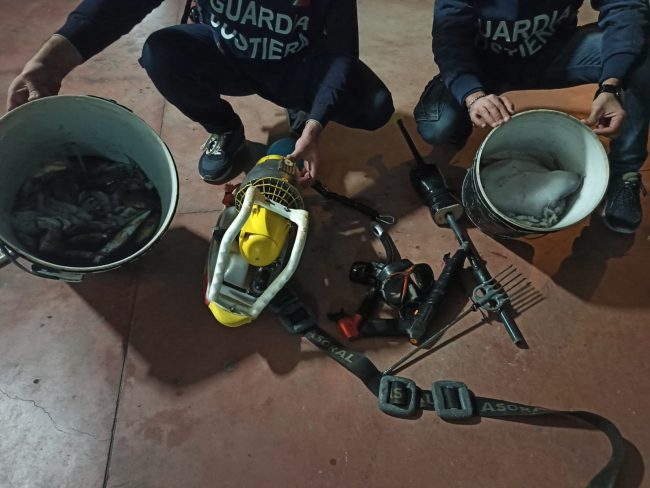 Pesca illegale nel Siracusano, sanzionati pescatori di frodo