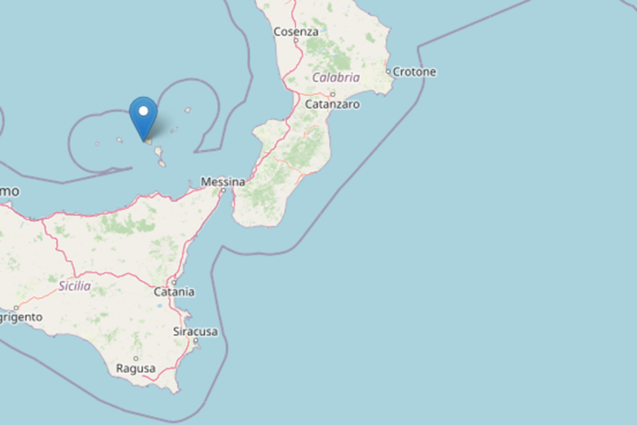 Terremoto magnitudo 4.4 nelle Eolie