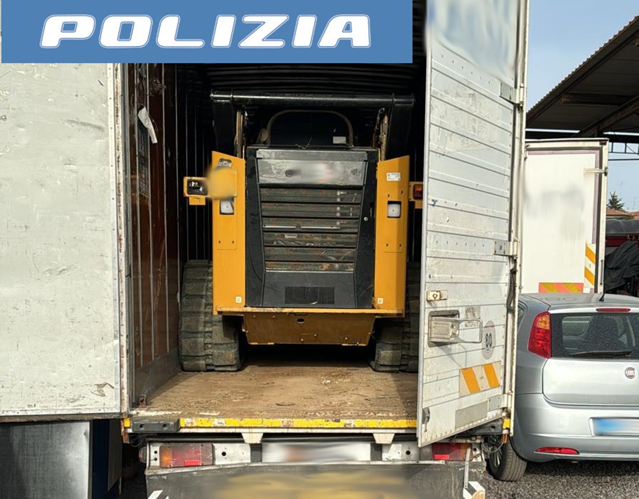 Bobcat rubato a Catania, rinvenuto e sottratto a ulteriori illeciti utilizzi