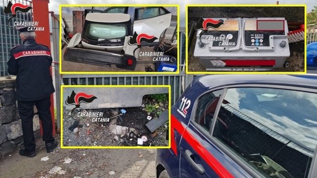 Scoperto deposito di auto rubate a Riposto