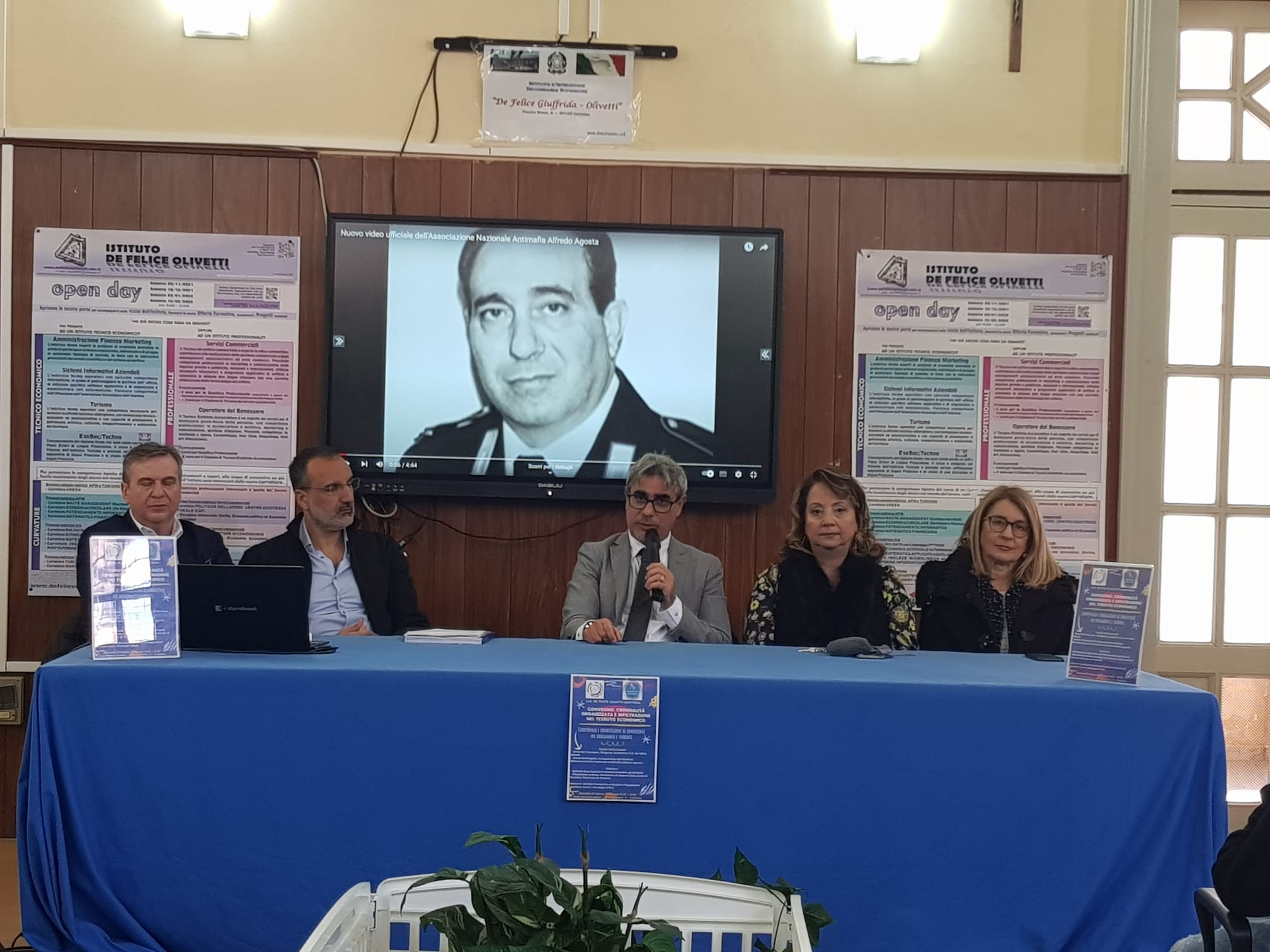 Conferenza 7 marzo 2024 al De Felice-Olivetti: Promuovere la legalità e contrastare le infiltrazioni criminali