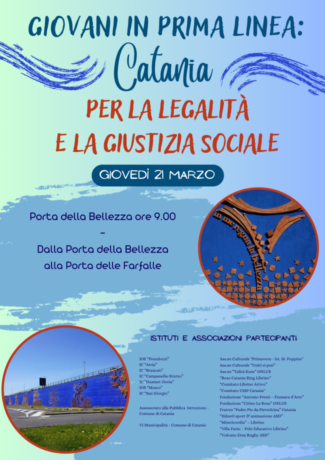 Gli studenti di Librino organizzano per la prima volta un corteo. Giovani in prima linea: Catania per la legalità e la giustizia sociale
