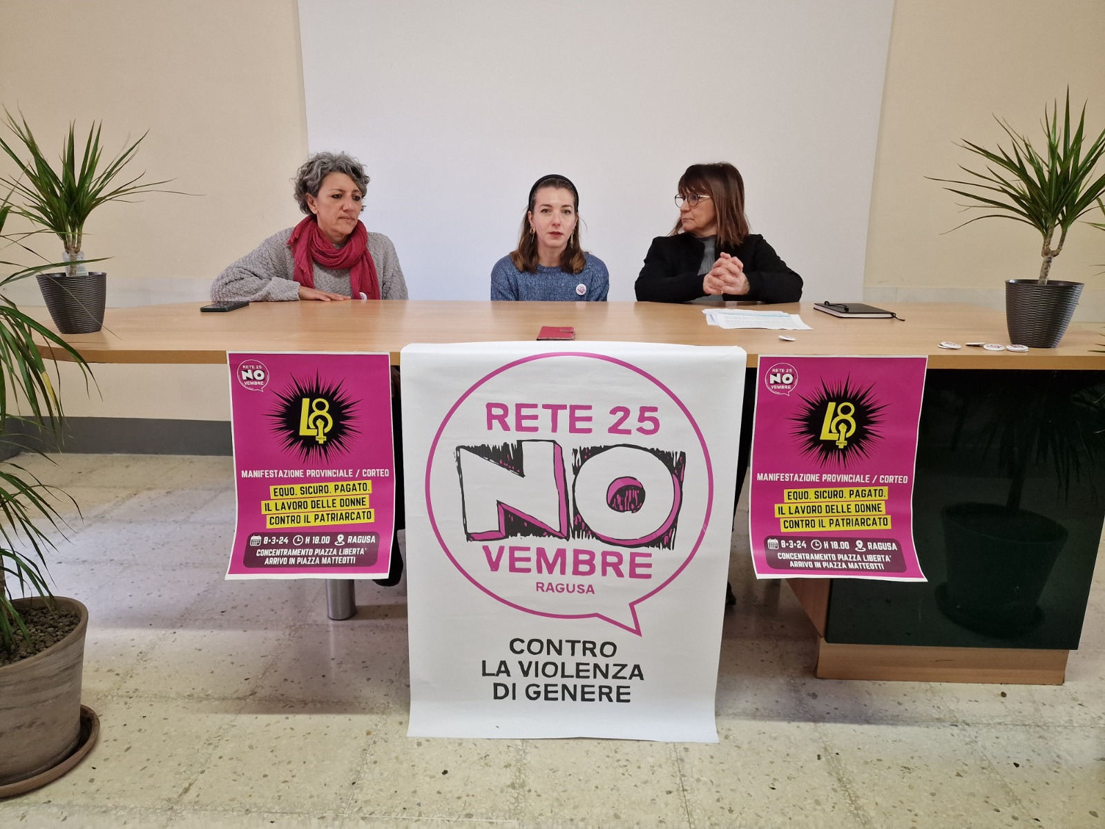 Ragusa, presentata ufficialmente la “Rete 25 novembre” per dire “No” alla violenza di genere