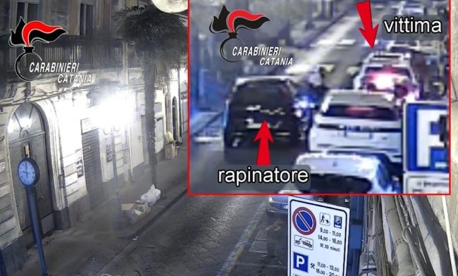 Fermato l’autore della rapina ai danni di un dipendente di un rifornimento di benzina di Misterbianco – VIDEO