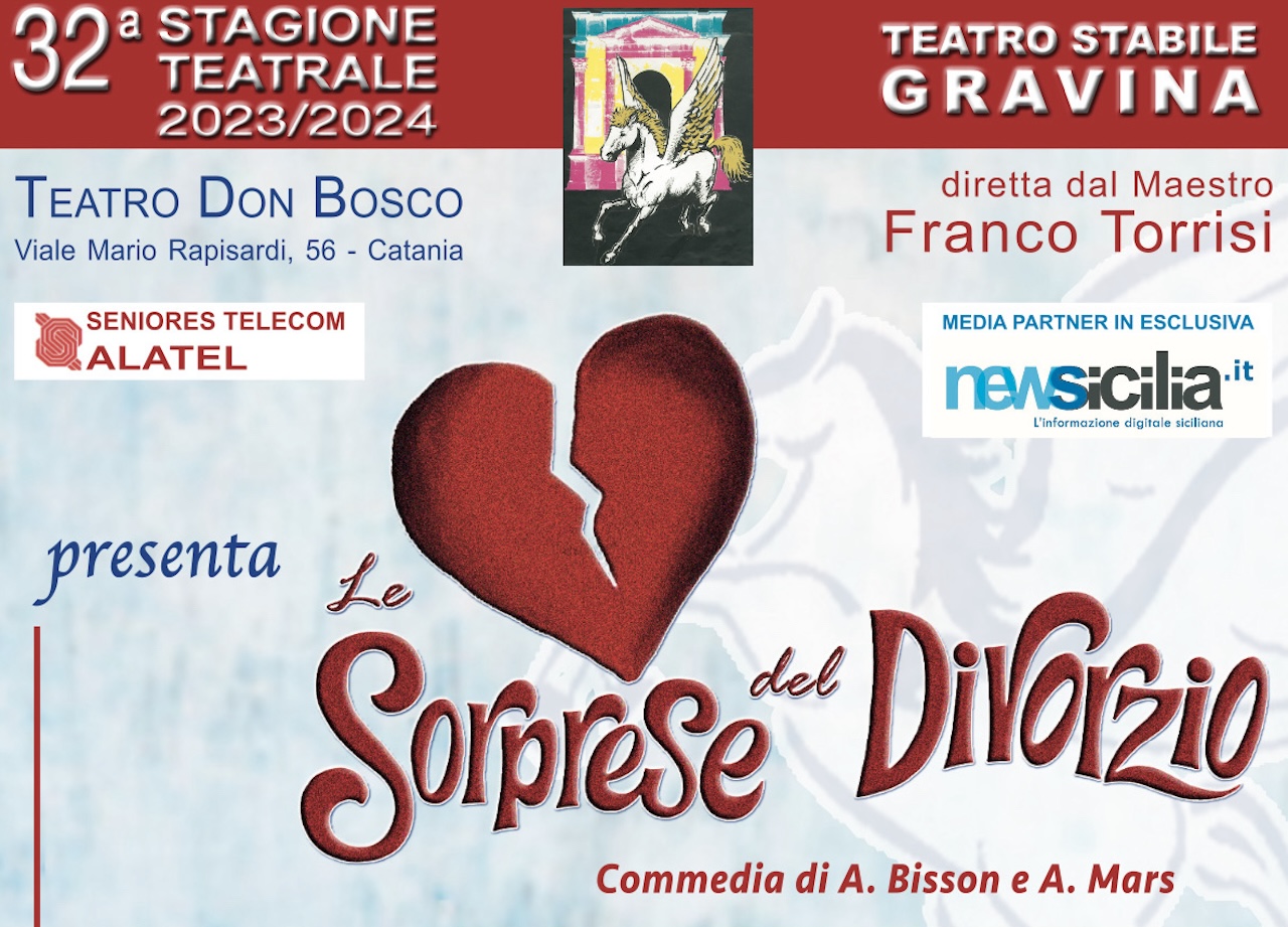 Al Don Bosco domenica in scena “Le soprese del divorzio” con regia di Franco Torrisi