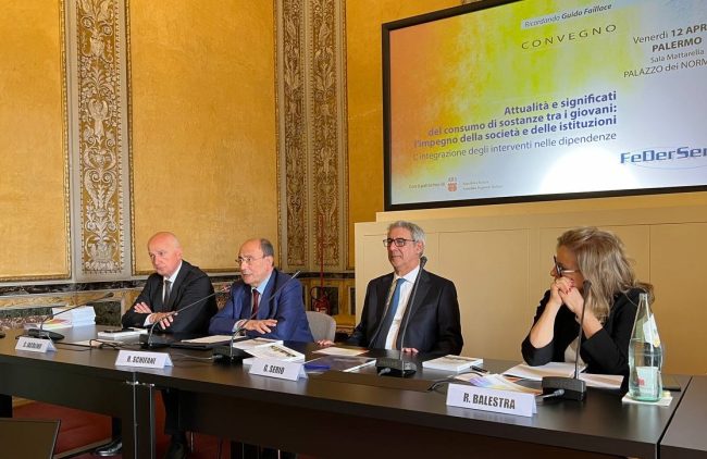Contrasto alle tossicodipendenze, le parole di Schifani a Palazzo dei Normanni