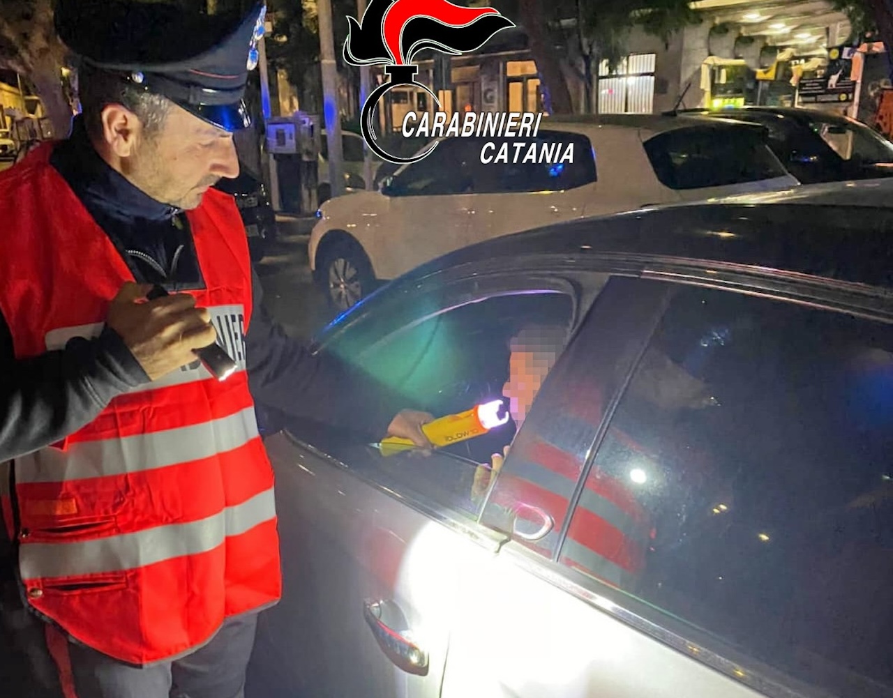 Controlli a Catania: beccati quattro ubriachi alla guida