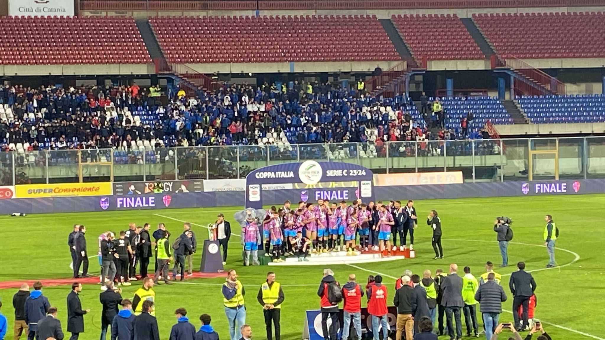 Il Catania vince la Coppa Italia, le reazioni dei tifosi – VIDEO