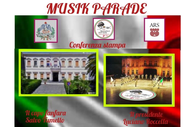 Saluto alla Fanfara dei Bersaglieri dell’Etna, prima della partenza in Germania per il Musikparade