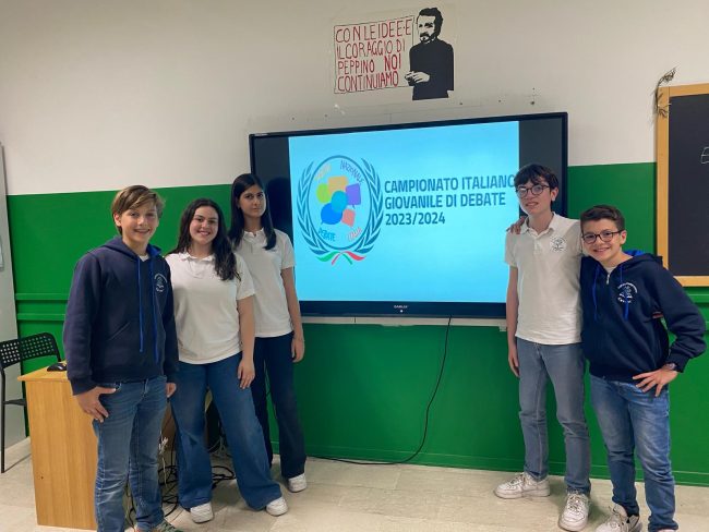 I ragazzi dell’I.C. Cavour pronti per la Semifinale del Campionato Nazionale Middle School di Debate