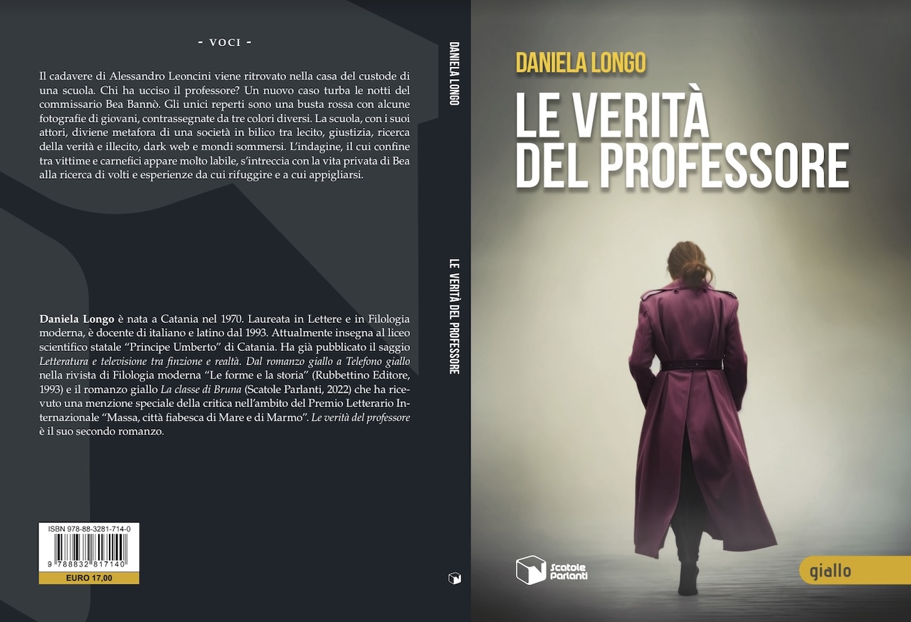 Daniela Longo torna in libreria con un altro giallo psicologico: “Le verità del professore”