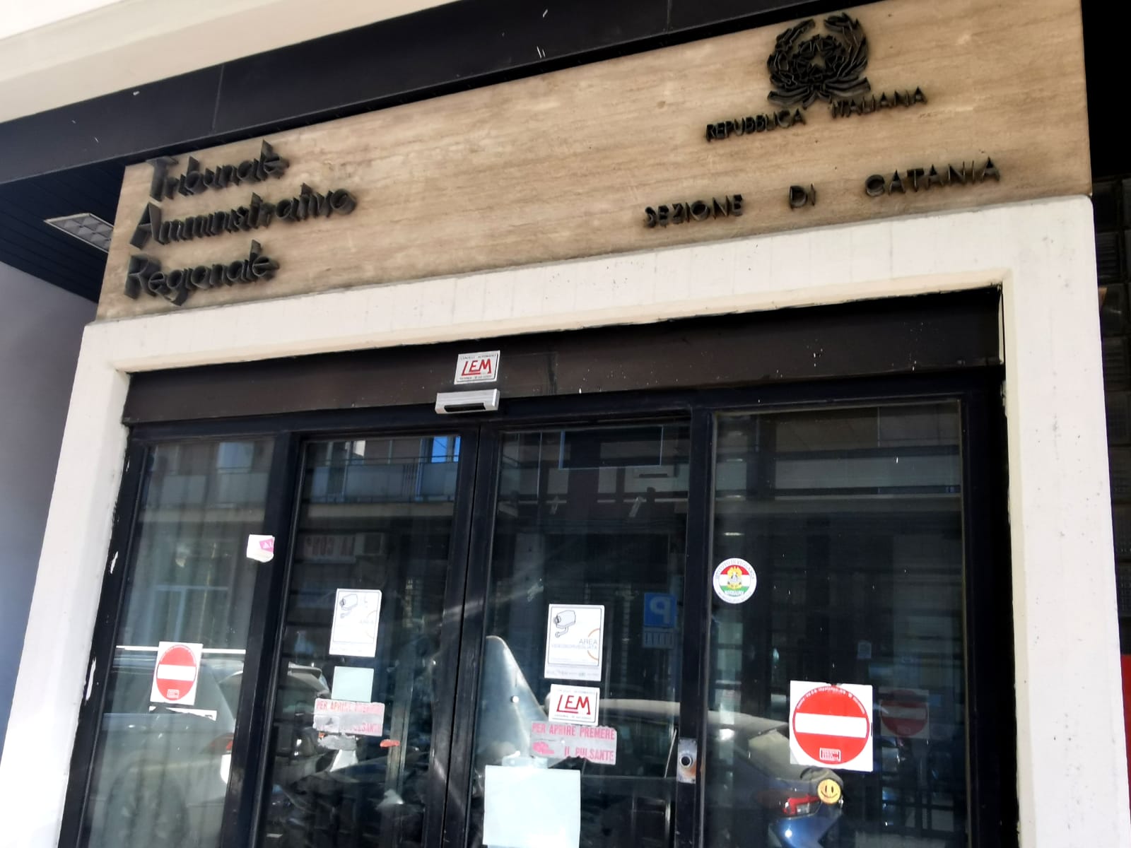 Recupero ex sede Tribunale Amministrativo Regionale di Catania