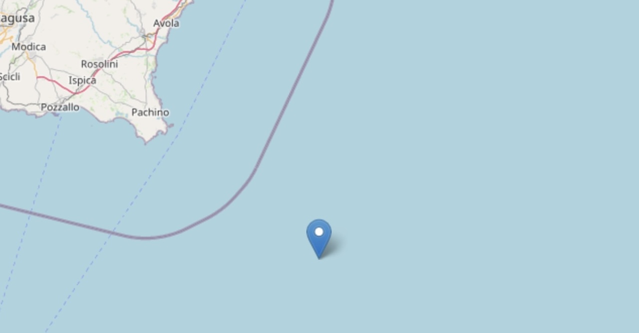 Terremoto, due scosse nella notte lungo la costa sudorientale della Sicilia
