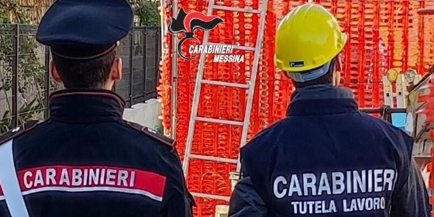 Cantiere irregolare a Milazzo, denunciati titolare e progettista: sanzioni per circa 15mila euro