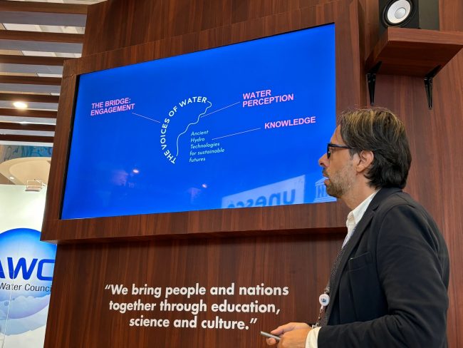 World Water Forum, il siciliano Giuseppe La Spada Art director per l’Italia al X Forum mondiale dell’acqua a Bali
