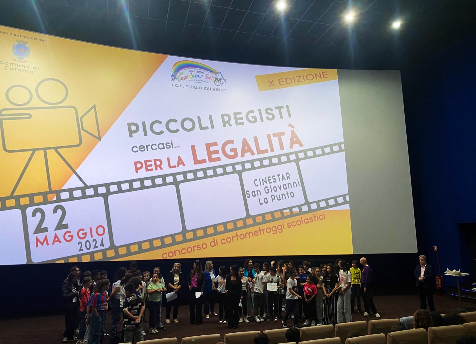 Matiné di Legalità con la premiazione del Concorso “Piccoli registi cercasi” per l’ICS “Italo Calvino” di Catania