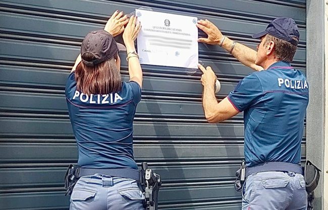 Catania, sospesa l’attività di un bar ritrovo di pregiudicati