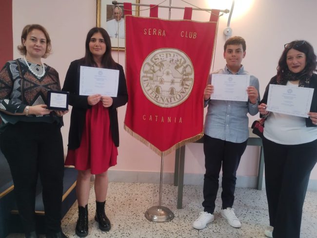 Premiazione per gli alunni dell’I.C. “Cavour” di Catania del Concorso Serra Club XIX Edizione 2023-24