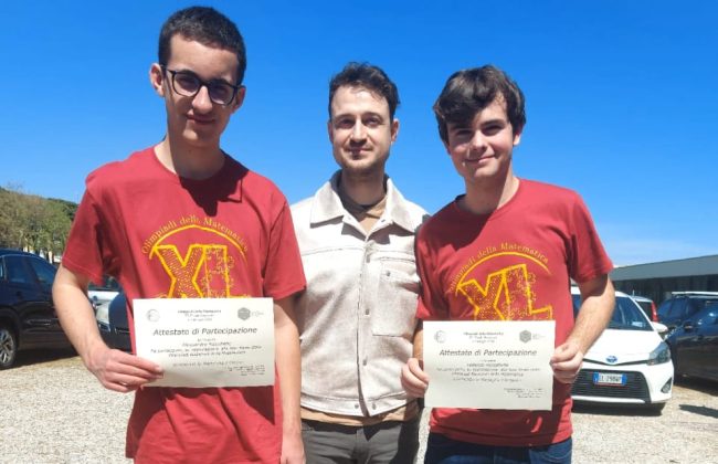 Due studenti dell’I.I.S. “Concetto Marchesi” di Mascalucia trionfano alle Olimpiadi di Matematica
