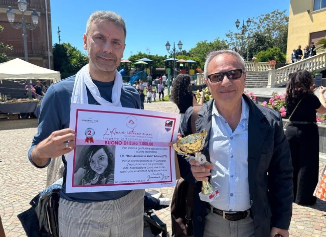 II posto per l’Istituto “Don Antonino La Mela” di Adrano nel Concorso “Laura intorno a noi”