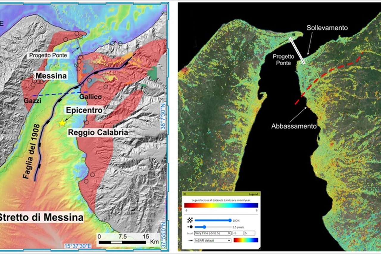 Messina, il satellite conferma il movimento della faglia del 1908