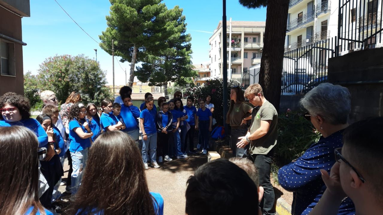 L’istituto Don La Mela di Adrano presente all’incontro conclusivo con le Giacche Verdi