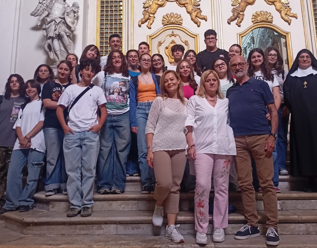 Il Liceo Classico “Nicola Spedalieri” di Catania visita il Monastero di San Benedetto