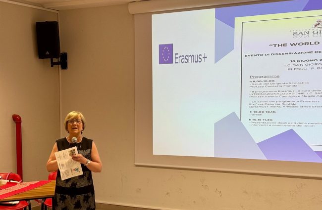 L’I.C. San Giorgio ospita l’evento di disseminazione a conclusione del Progetto Erasmus KA122 THE WORLD AROUND EU