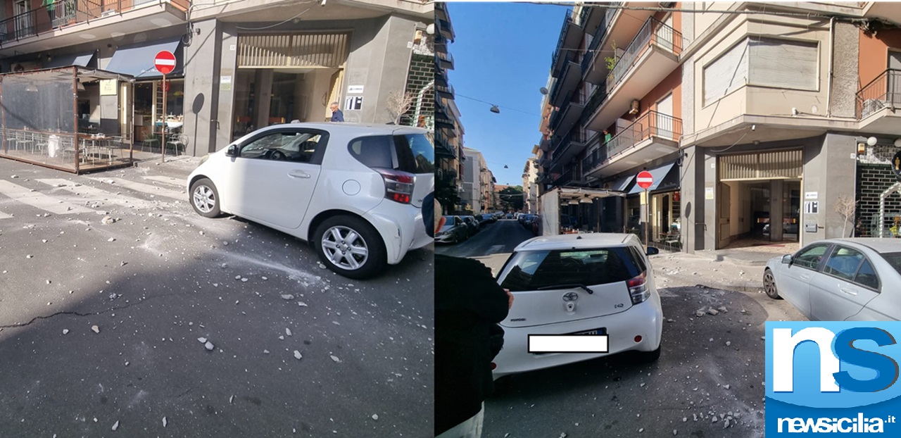Caduta calcinacci al viale Jonio di Catania, il racconto esclusivo del ragazzo “miracolato”