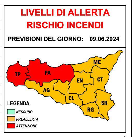 allerta incendi