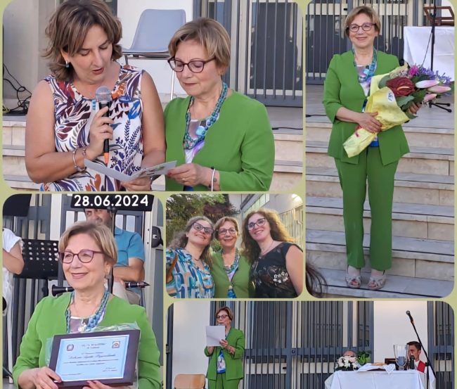 La DS dell’I.C. “A. Malerba” Agata Pappalardo conclude la sua esperienza lavorativa, i saluti