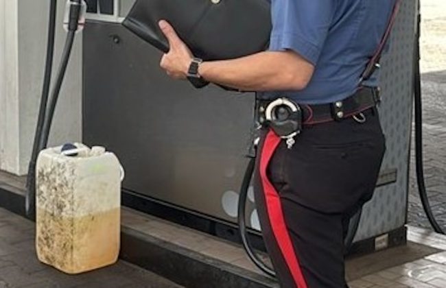 Arrestato catanese mentre ruba benzina da un distributore di carburante di via del Bosco
