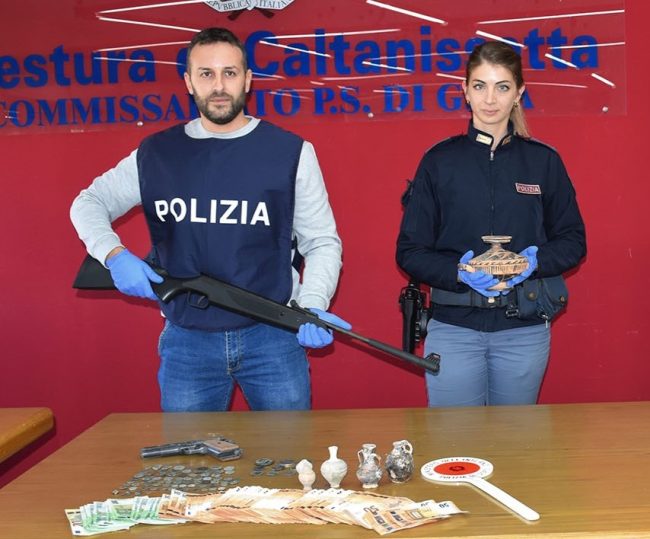 Quattro arresti a Gela per spaccio, ricettazione e detenzione di armi clandestine