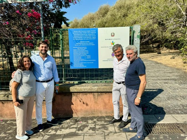 Catania, la sorgente Leucatia utilizzata per irrigare il verde del Parco Gioeni