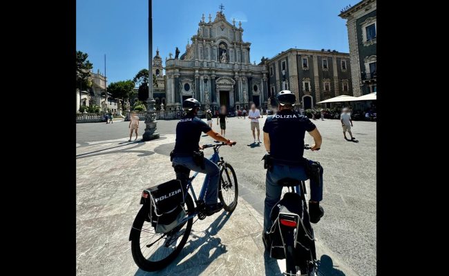 E-Bike della Polizia di Stato: Catania più sicura e sostenibile nel cuore del centro storico