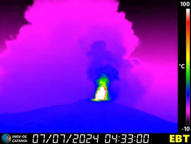 L’Etna dà ancora spettacolo: nella notte nuovo parossismo