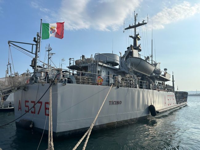 Siccità, da Augusta a Licata: partita ieri sera la nave cisterna “Ticino” con 1.200 metri cubi d’acqua