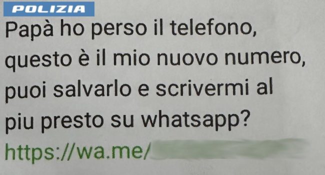 “Ciao papà, ho perso il telefono… mi fai un bonifico?”. La truffa a un anziano catanese