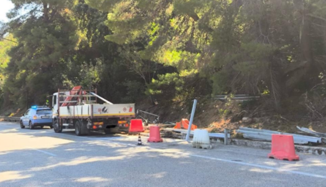 Sospeso cantiere irregolare sulla A20 allo svincolo di Brolo