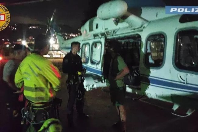 Salvato un escursionista rimasto bloccato a Capo Gallo