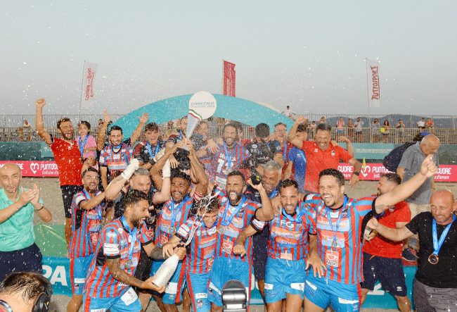 Beach Soccer, il Catania Fc vince la Coppa Italia 2024