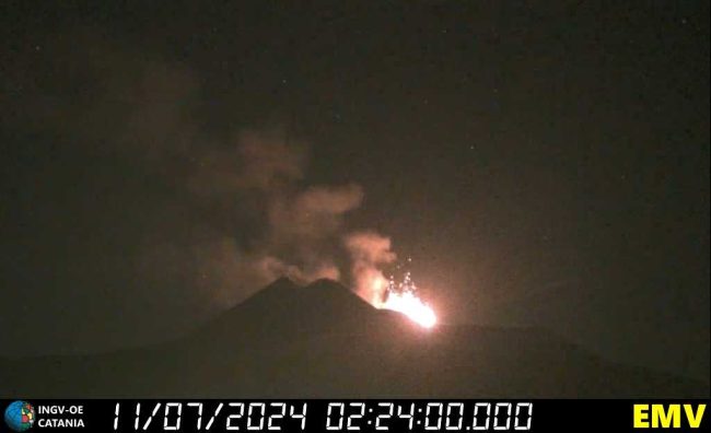 L’Etna torna a farsi sentire, probabile dispersione di cenere vulcanica in direzione sud