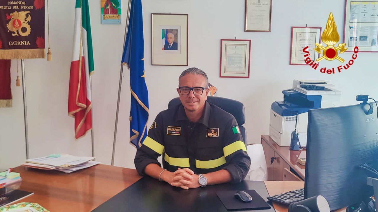 Felice Iracà è il nuovo comandante dei vigili del fuoco di Catania