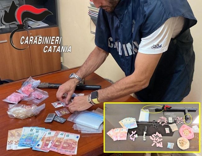 L’arresto a Catania di una coppia di fidanzati spacciatori di droghe sintetiche